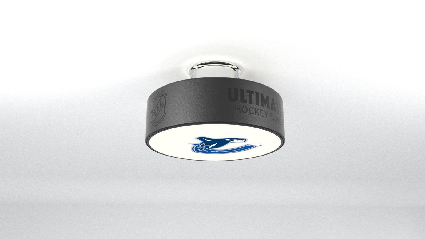 Vancouver Canucks® Hockey Puck Light Fixture