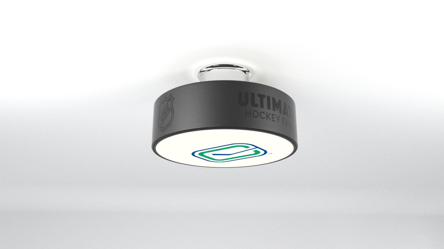 Vancouver Canucks® Hockey Puck Light Fixture