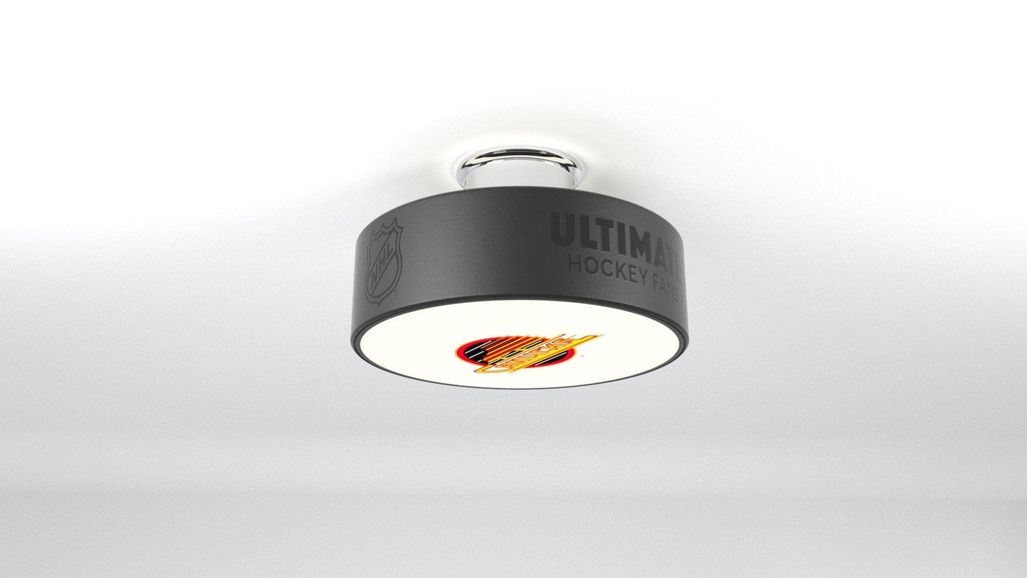 Vancouver Canucks® Hockey Puck Light Fixture