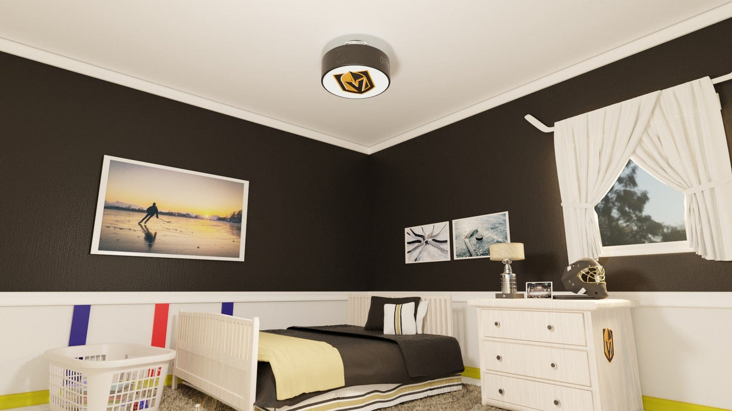 Vegas Golden Knights™ Hockey Puck Light Fixture