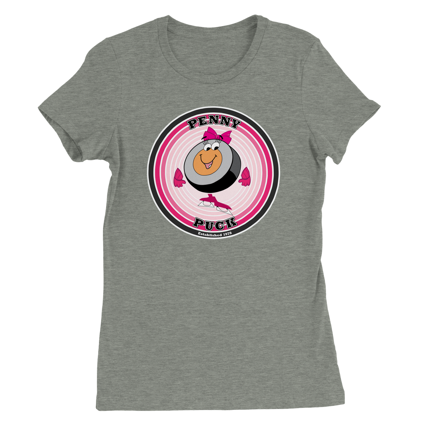 Penny Puck EST. 1978 Premium Womens Crewneck T-shirt