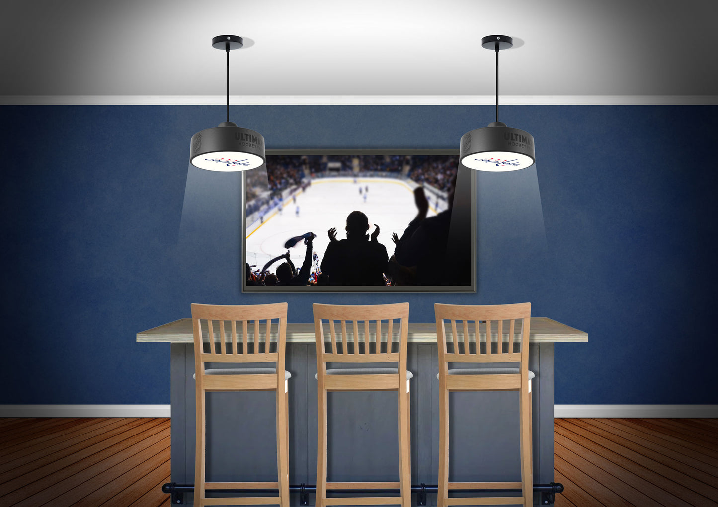 Washington Capitals® Hockey Pendant Puck Light Fixture