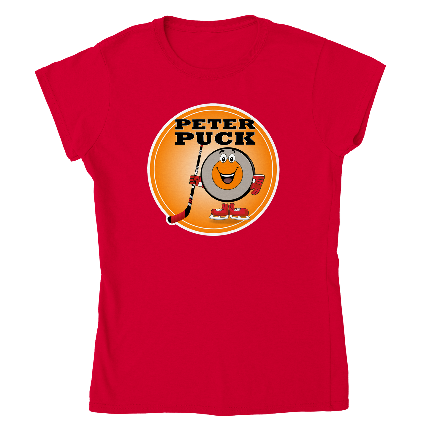 Peter Puck Sunshine Classic Womens Crewneck T-shirt