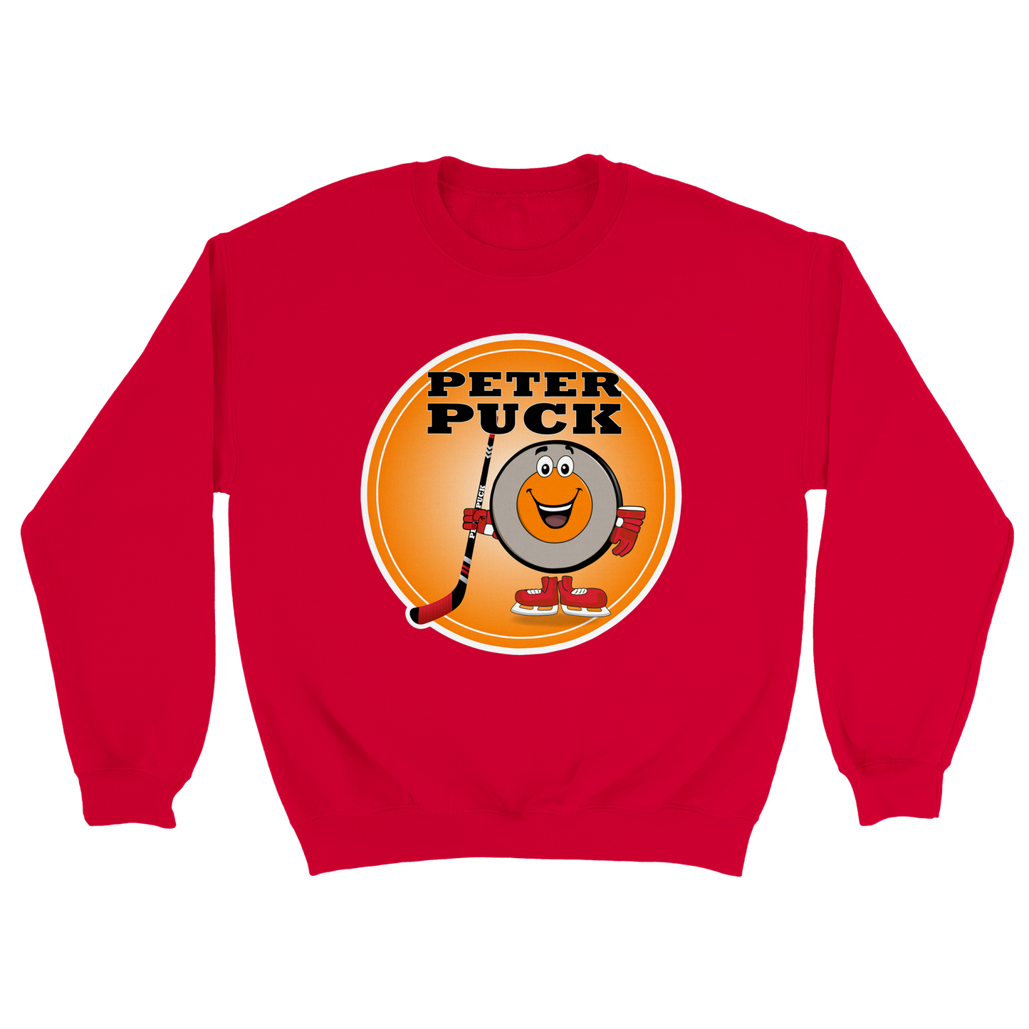 Peter Puck Sunshine Mens Classic Crewneck Sweatshirt