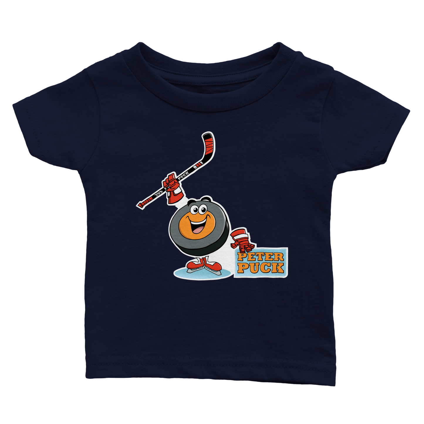 Peter Puck Celly Classic Baby Crewneck T-shirt