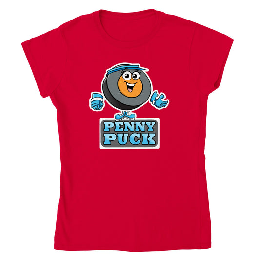 Hey Penny Puck Classic Womens Crewneck T-shirt