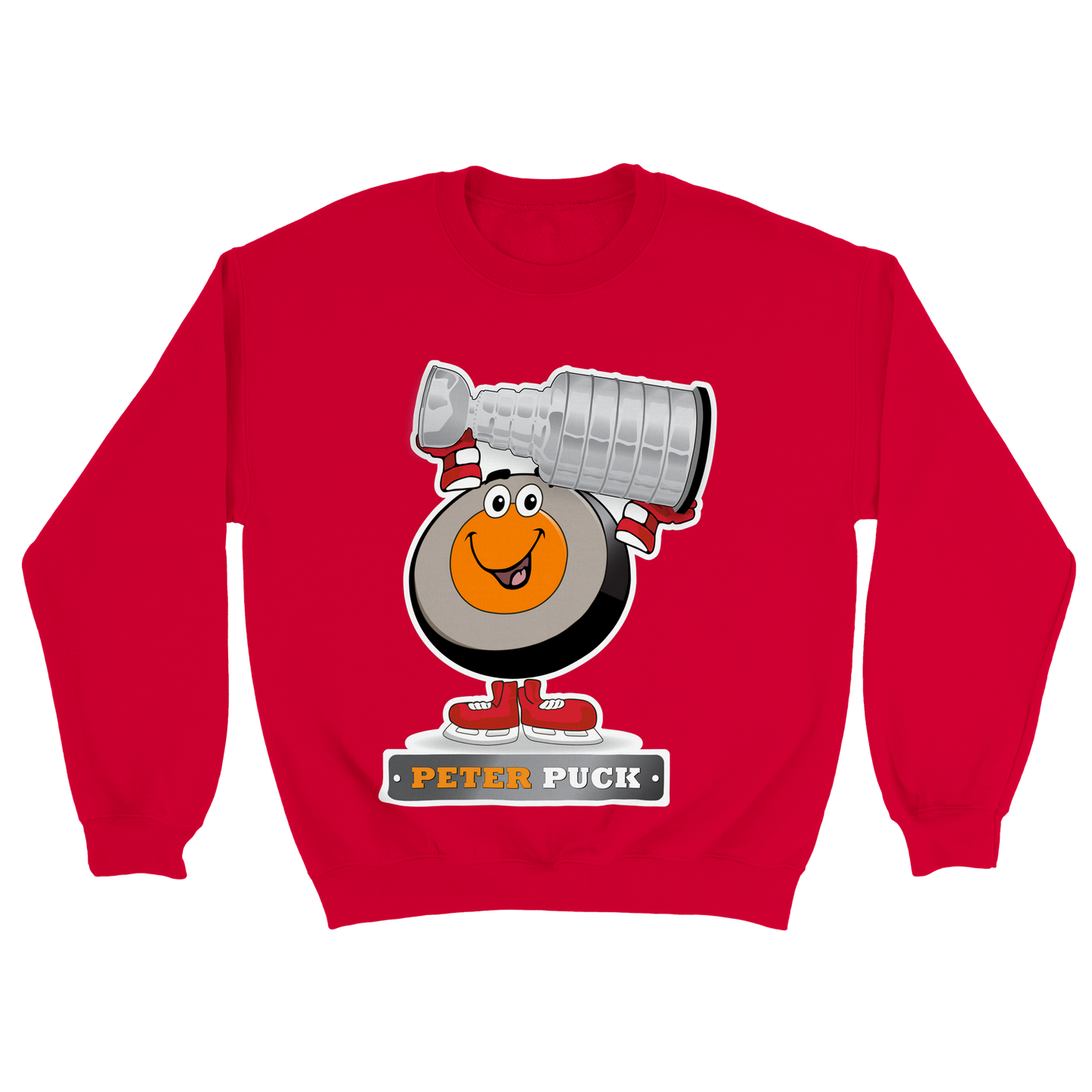 Peter Puck Stanley Cup Mens Classic Crewneck Sweatshirt