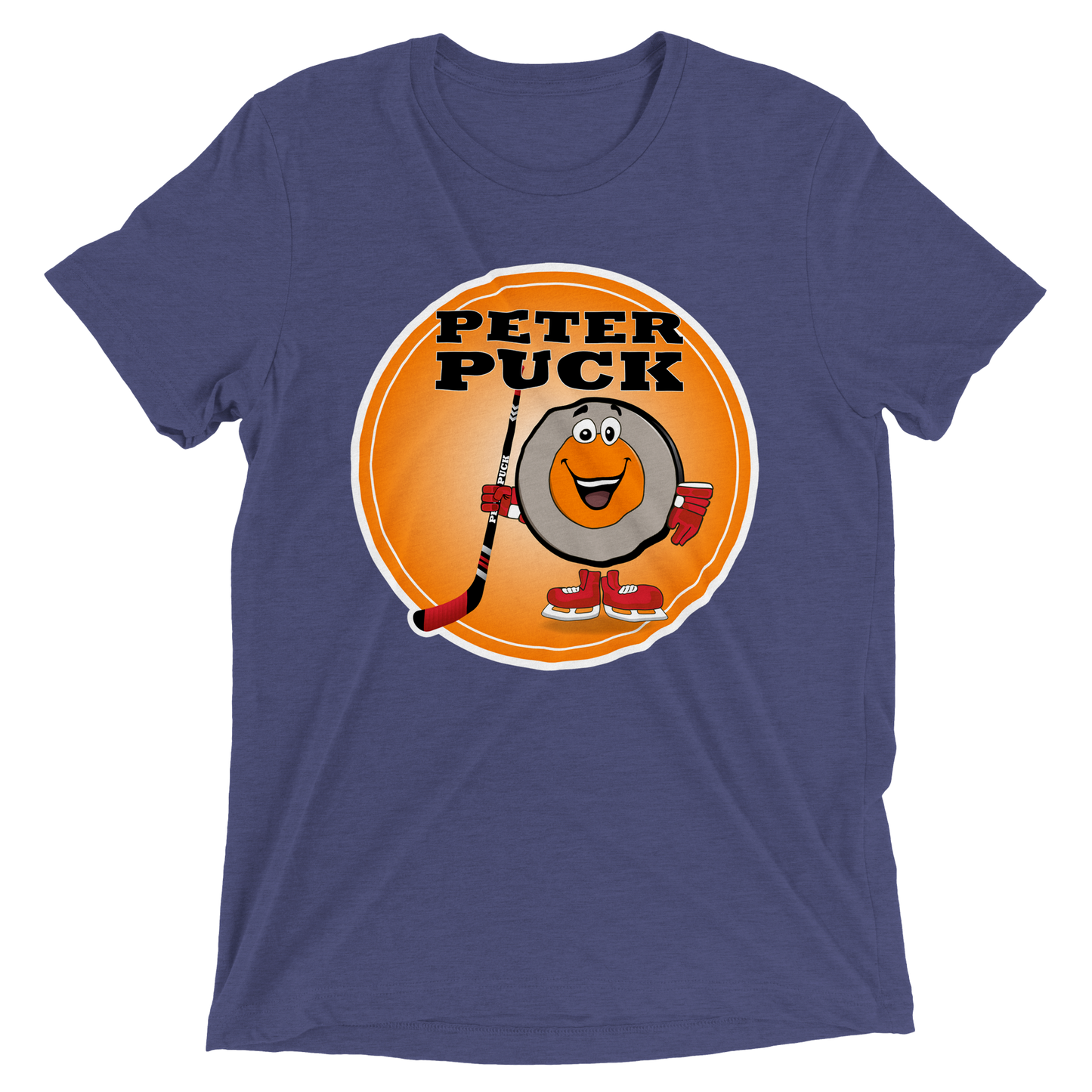 Peter Puck Sunshine Mens Triblend Crewneck T-shirt