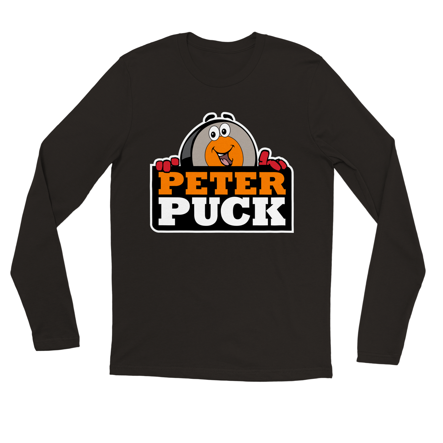 Peter Puck Peek Premium Mens Longsleeve T-shirt