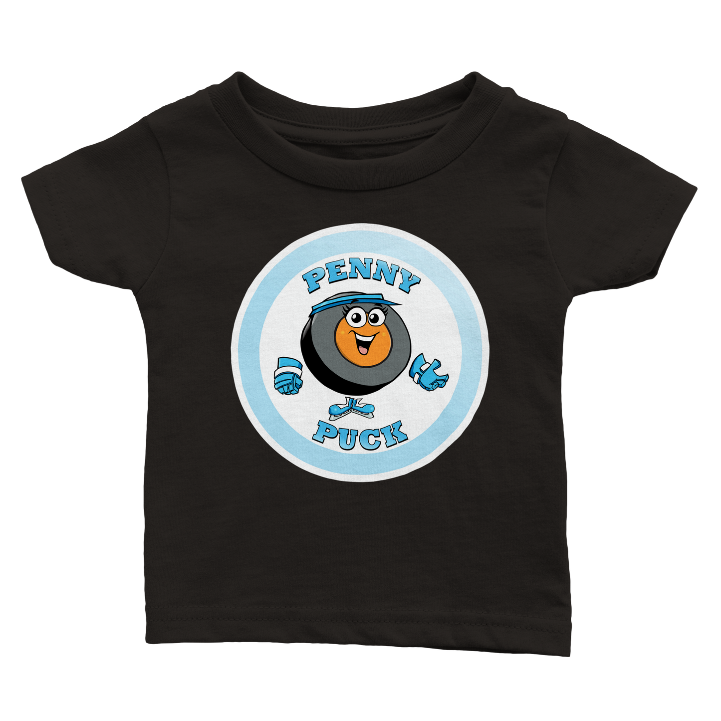 Penny Puck Pose Classic Baby Crewneck T-shirt