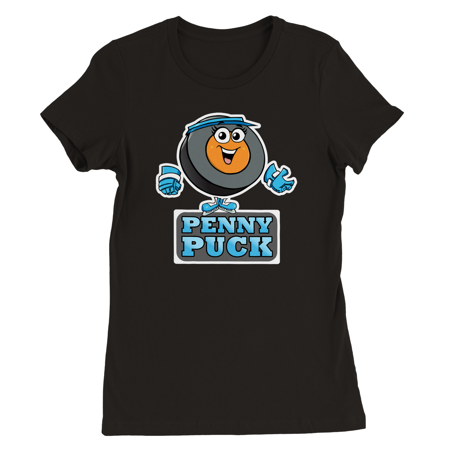 Hey Penny Puck Premium Womens Crewneck T-shirt