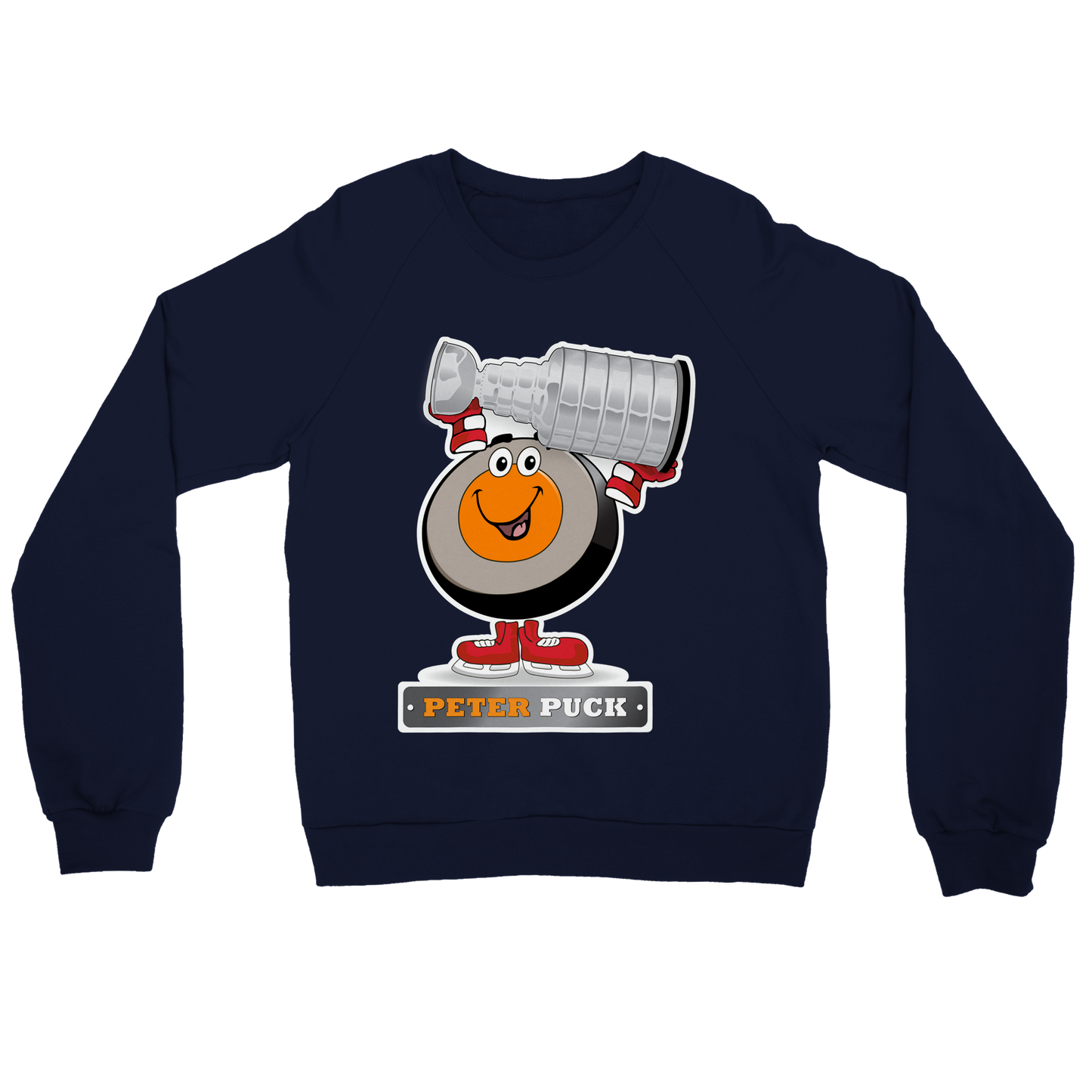 Peter Puck Stanley Cup Mens Premium Crewneck Sweatshirt
