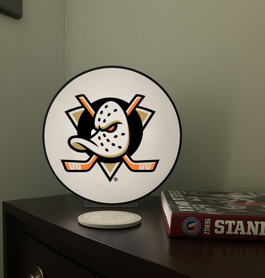 Anaheim Ducks® Hockey Puck Lamp
