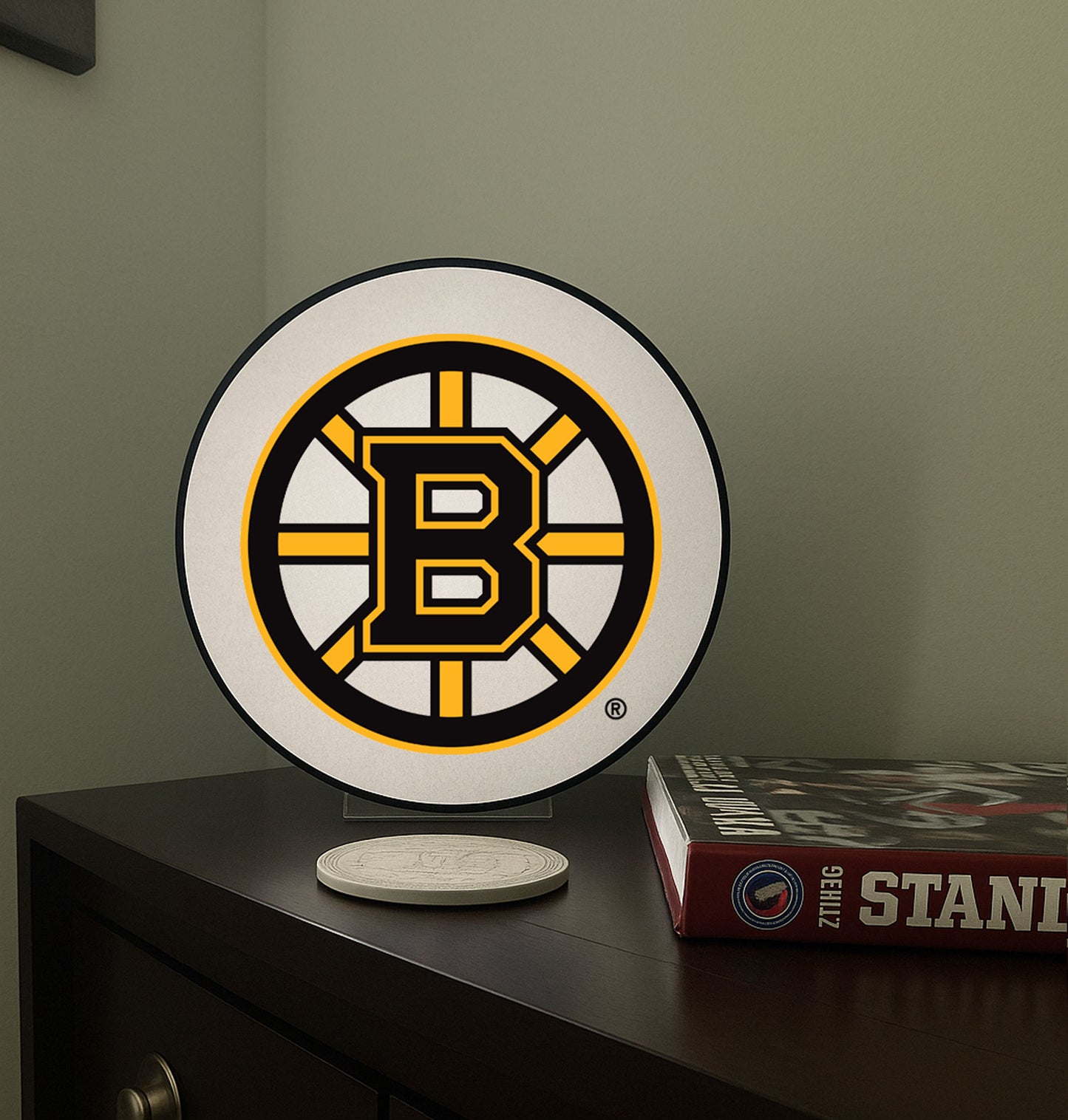 Boston Bruins® Hockey Puck Lamp