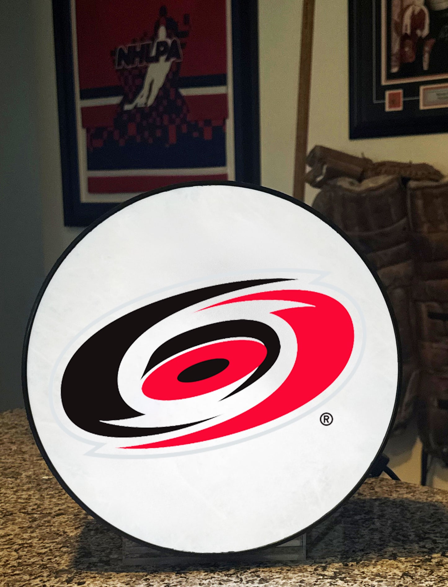 Carolina Hurricanes® Hockey Puck Lamp