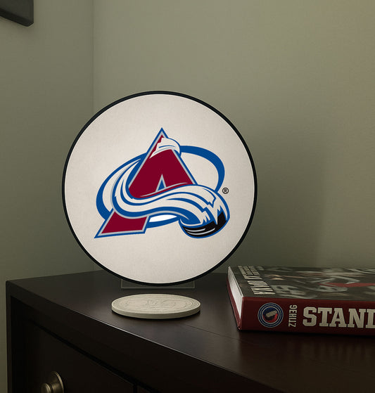 Colorado Avalanche® Hockey Puck Lamp