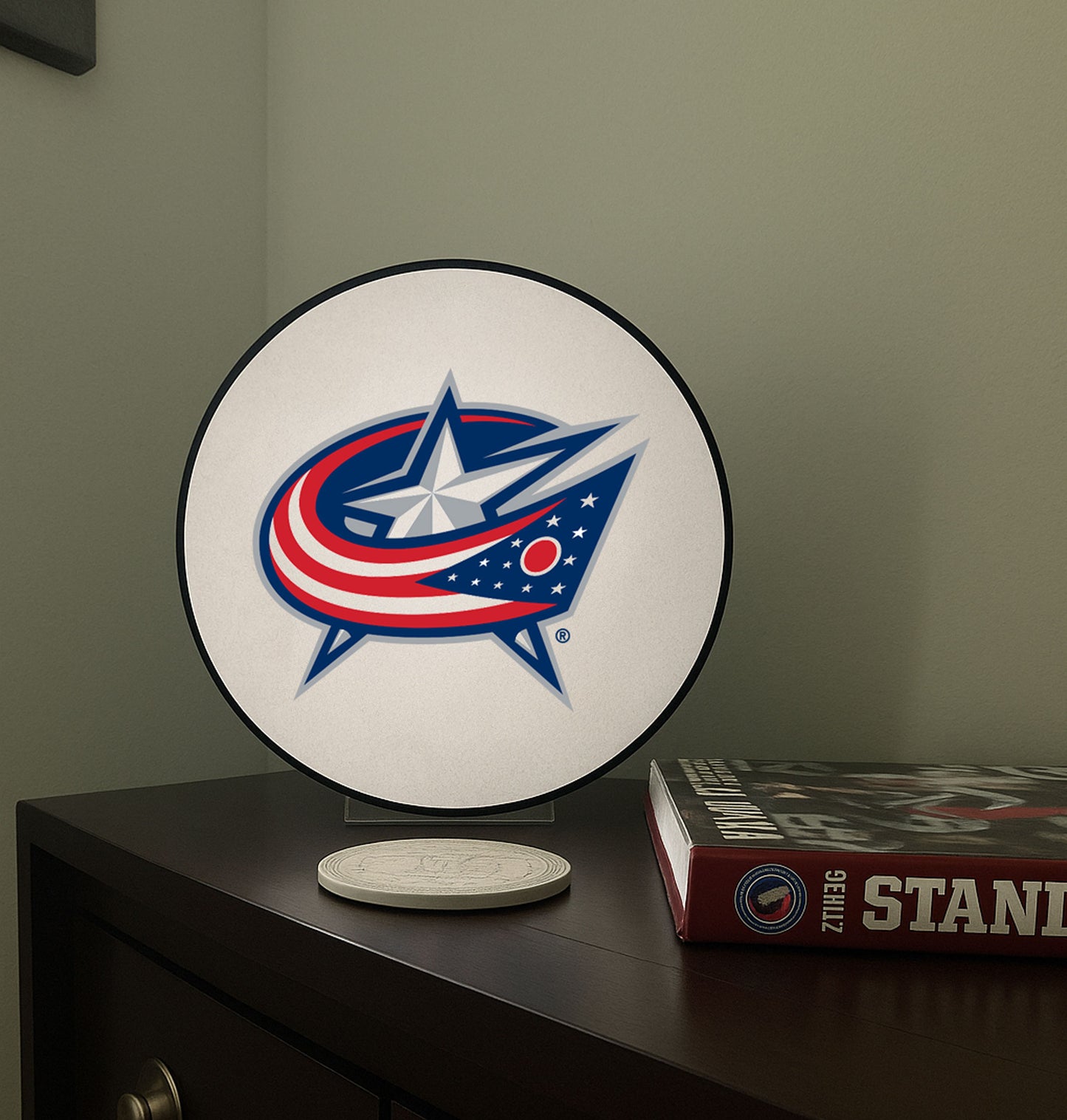Columbus Blue Jackets® Hockey Puck Lamp
