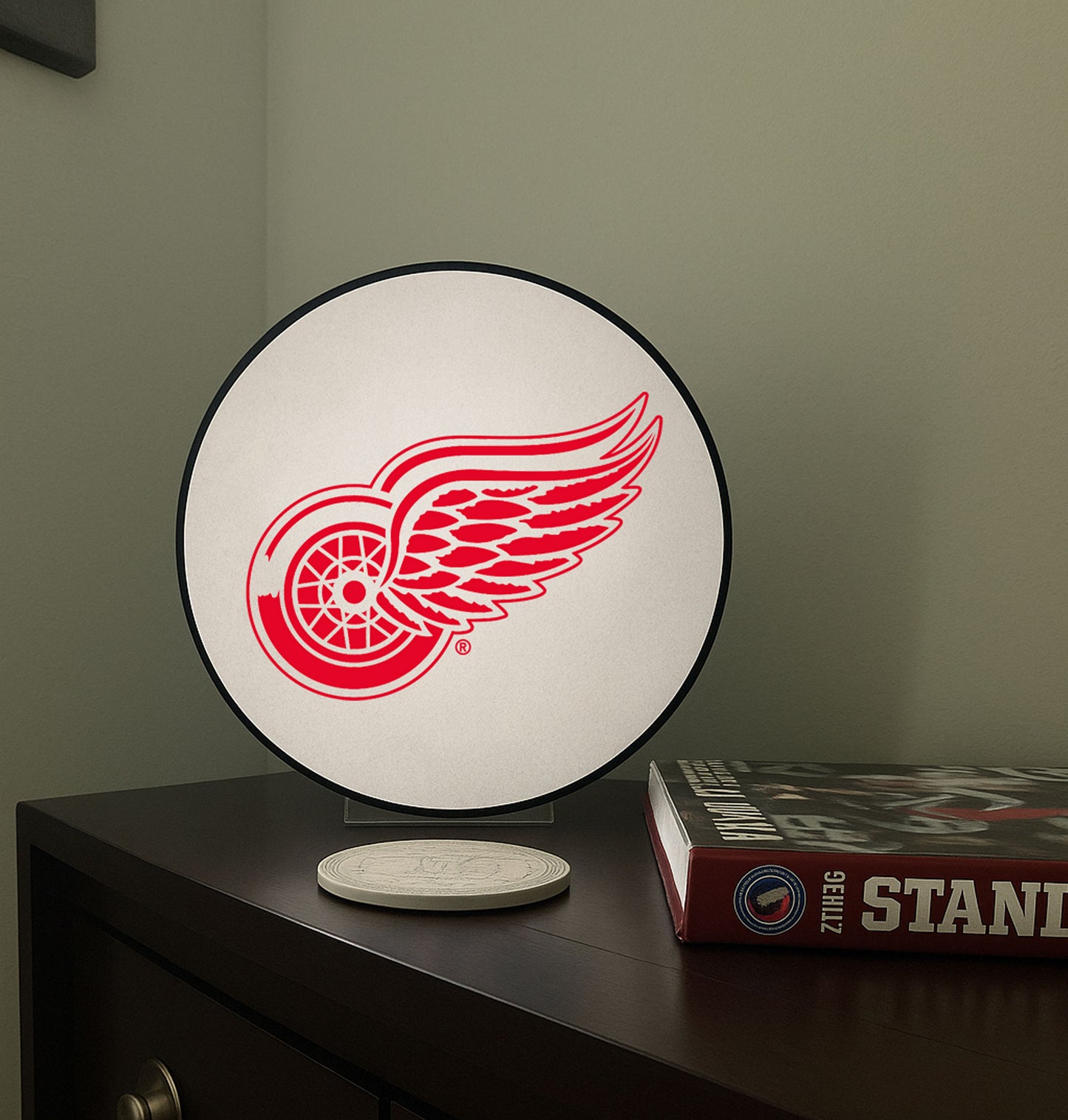Detroit Red Wings® Hockey Puck Lamp