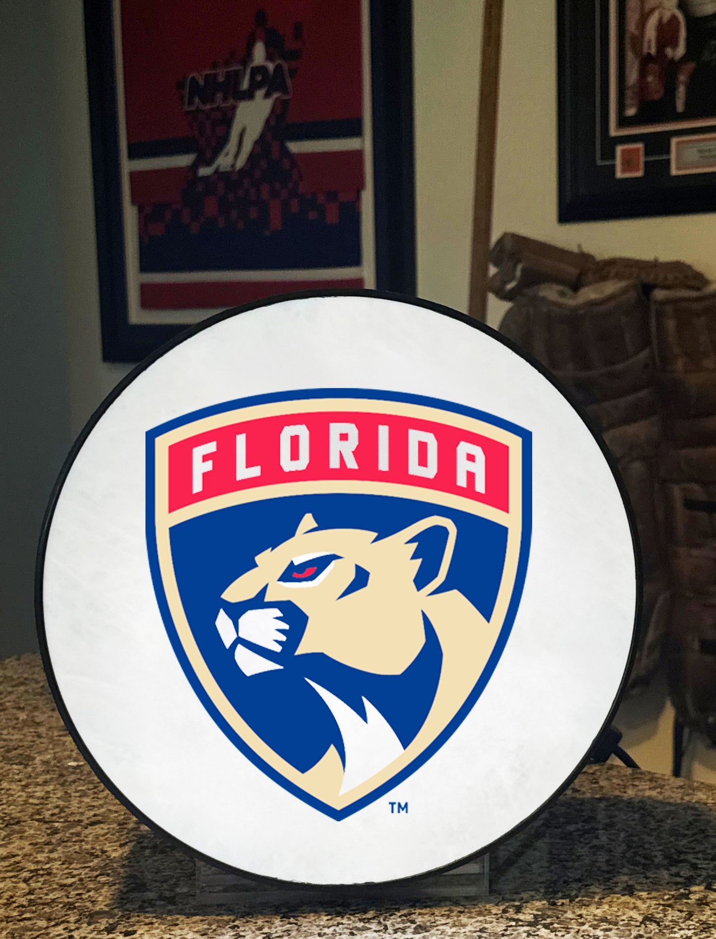 Florida Panthers® Hockey Puck Lamp