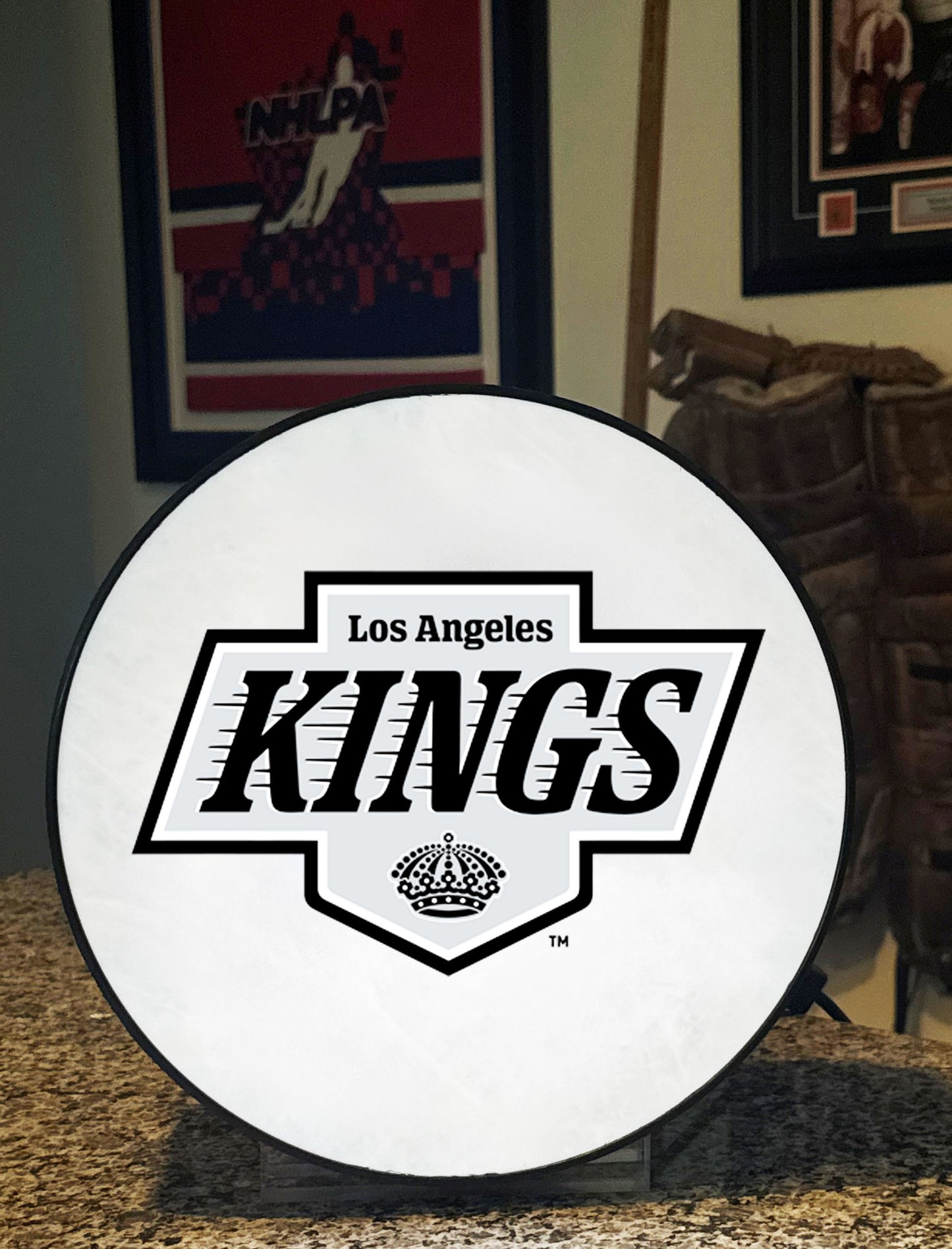 LA Kings® Hockey Puck Lamp