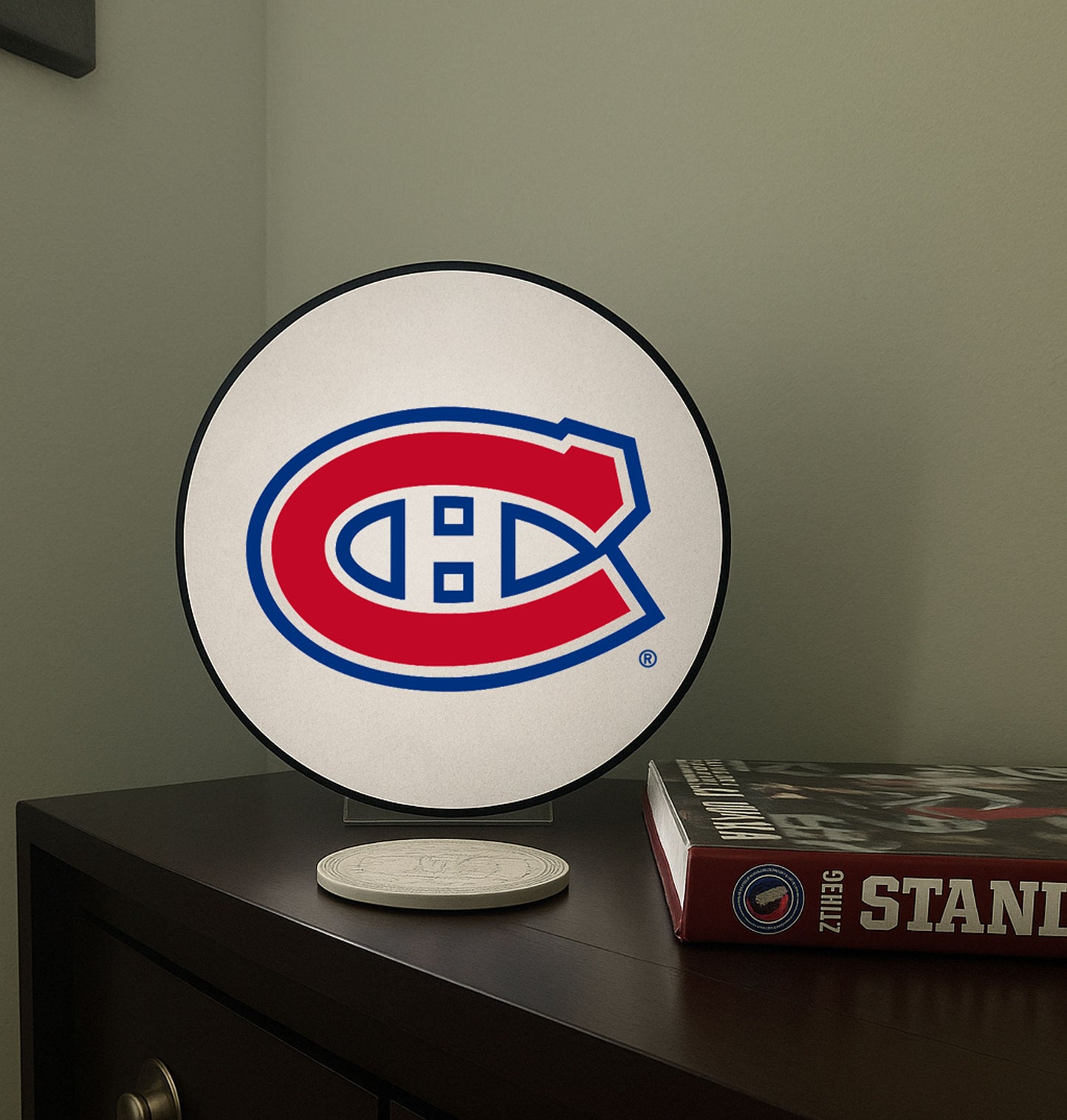 Montreal Canadiens® Hockey Puck Lamp