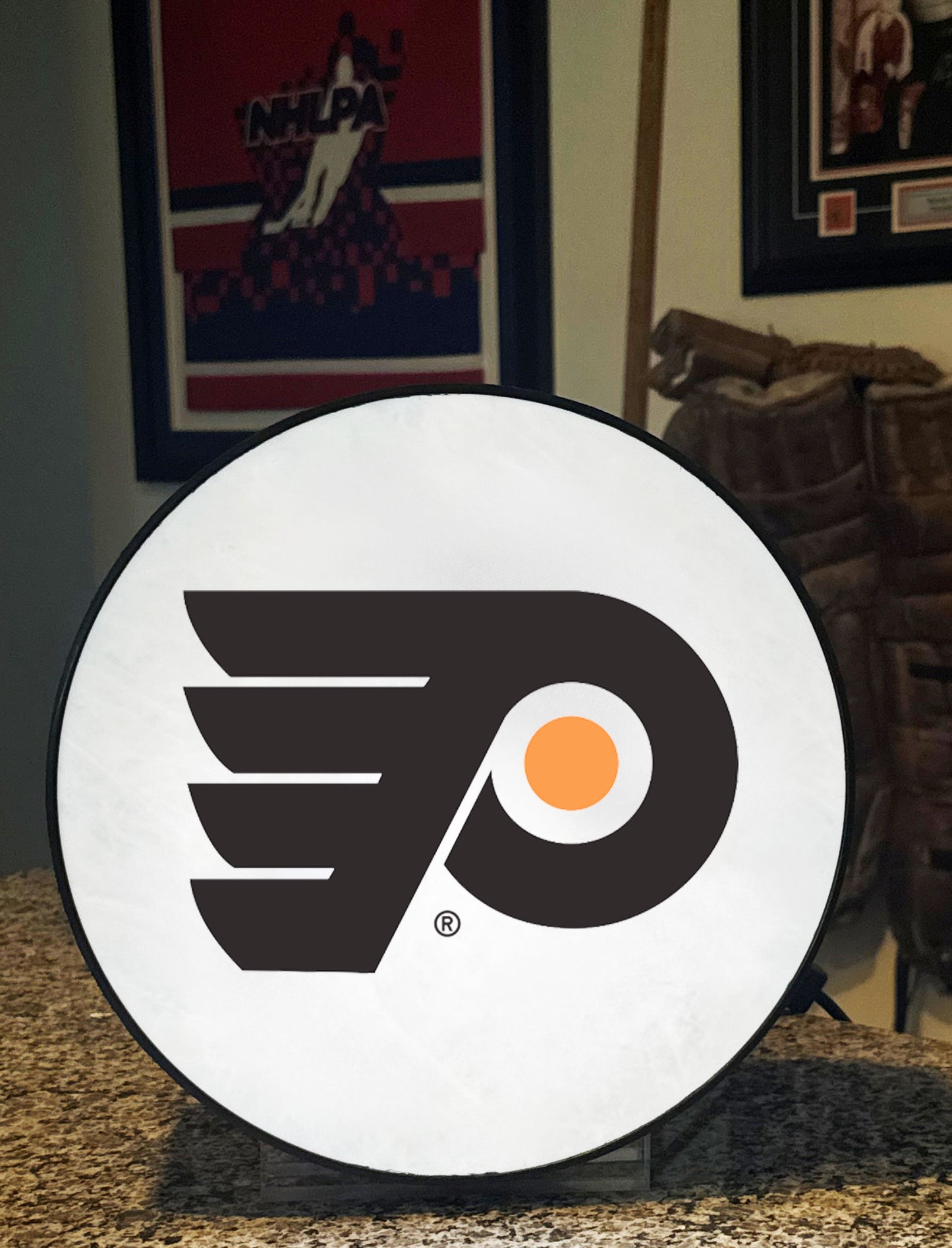 Philadelphia Flyers® Hockey Puck Lamp