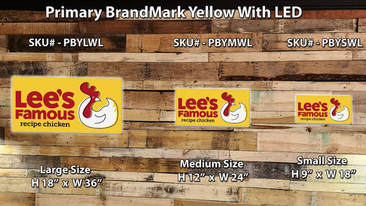 Lee's Famous Recipe Chicken - Primary BrandMark Yellow