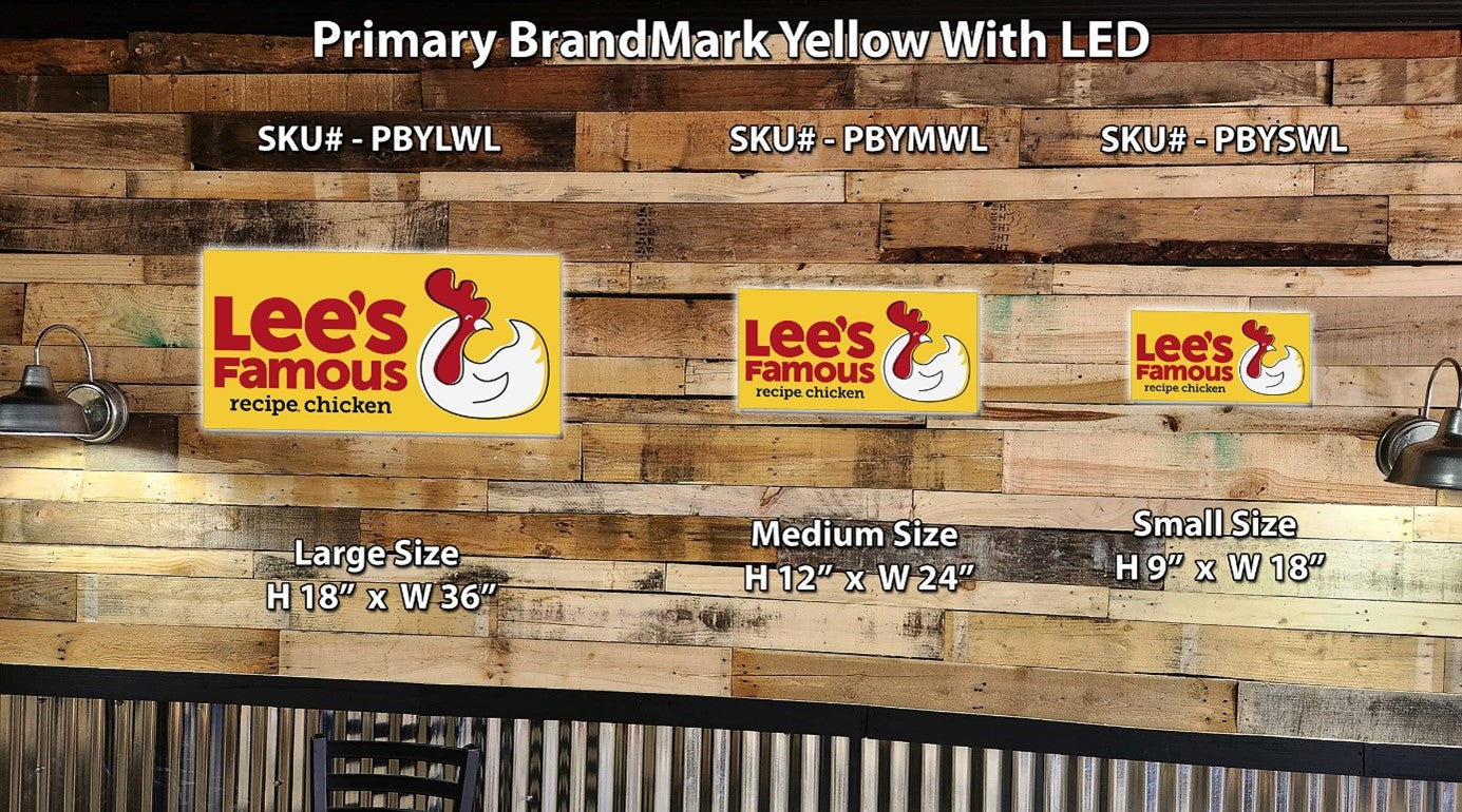 Lee's Famous Recipe Chicken - Primary BrandMark Yellow