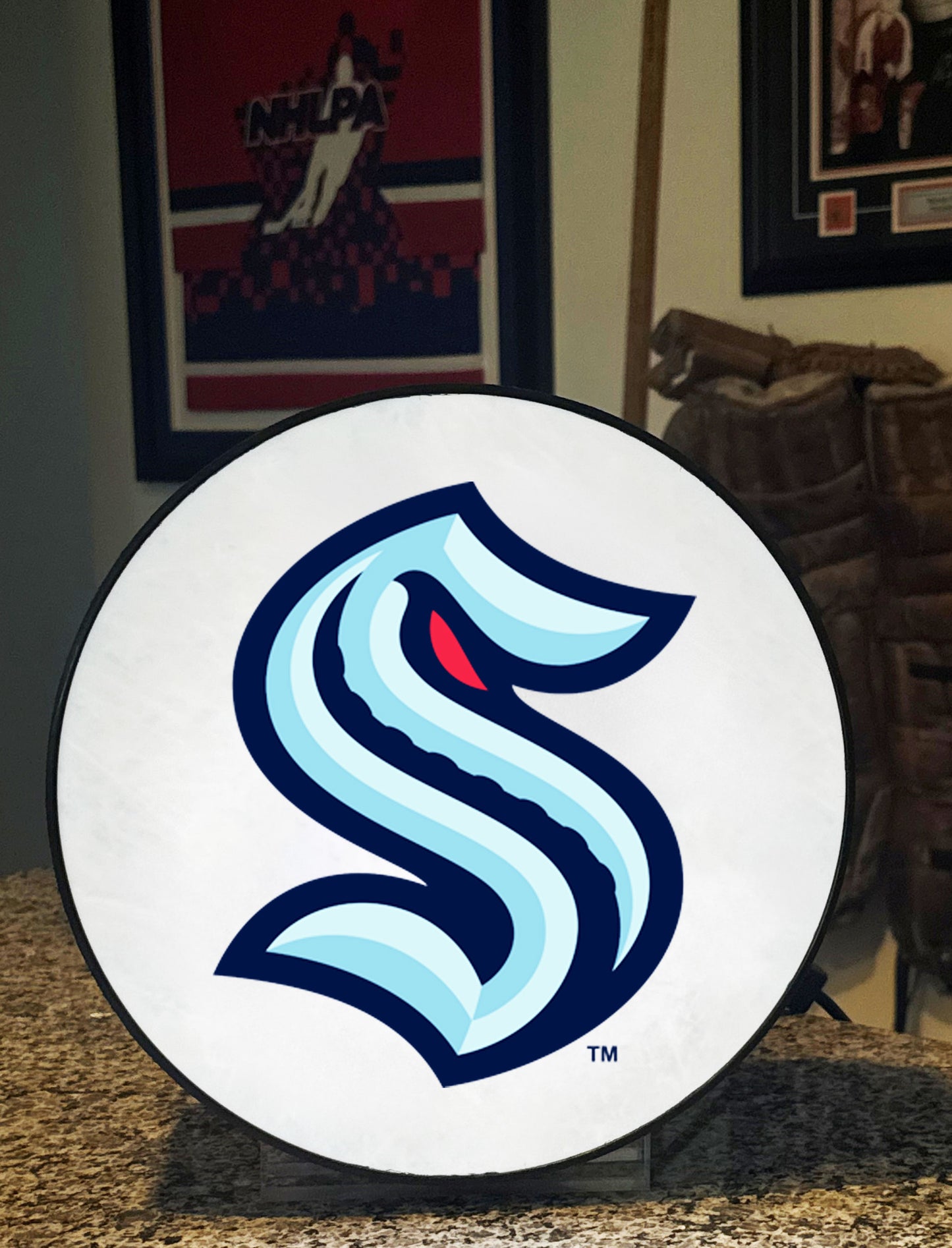 Seattle Kraken™ Hockey Puck Lamp