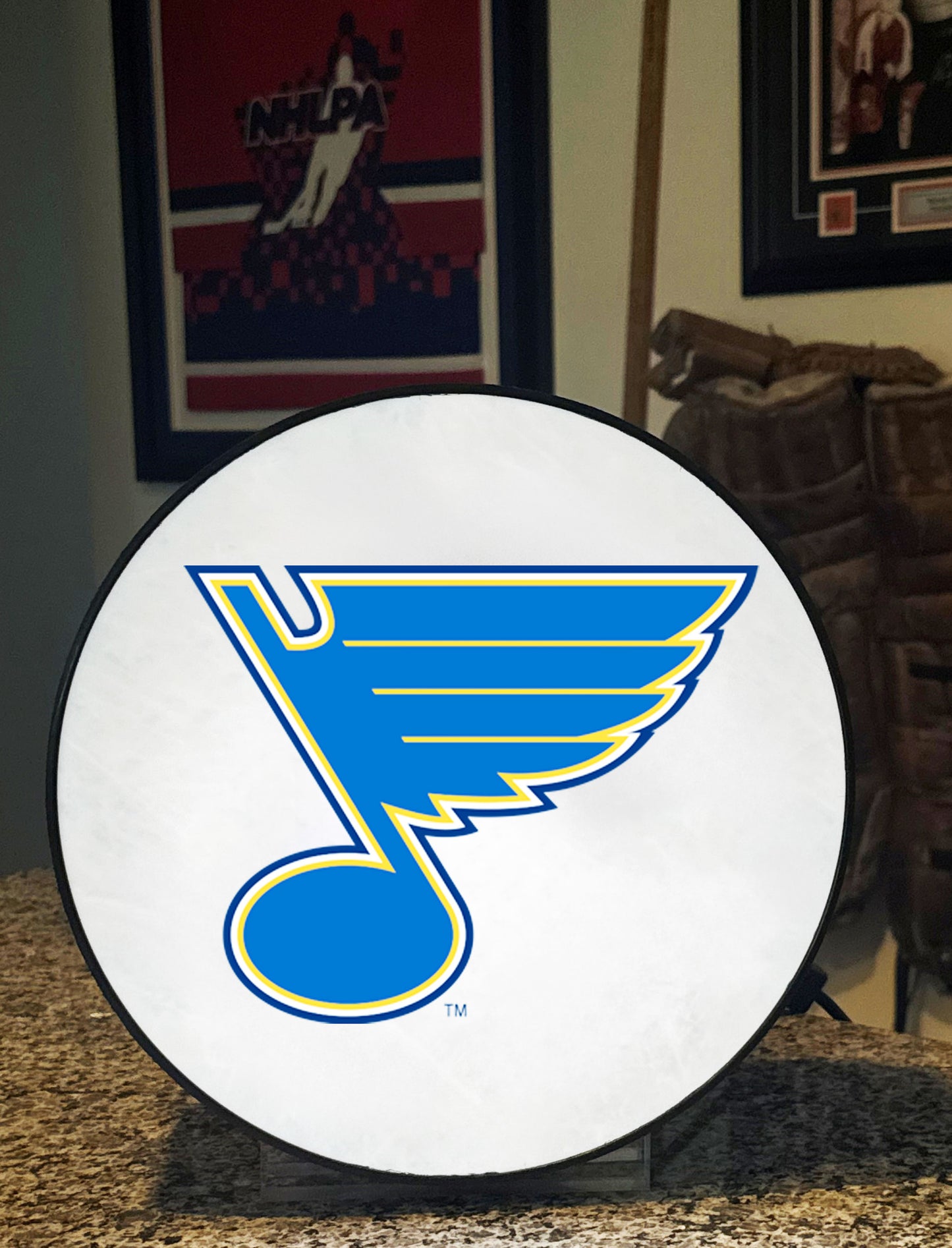 St. Louis Blues® Hockey Puck Lamp