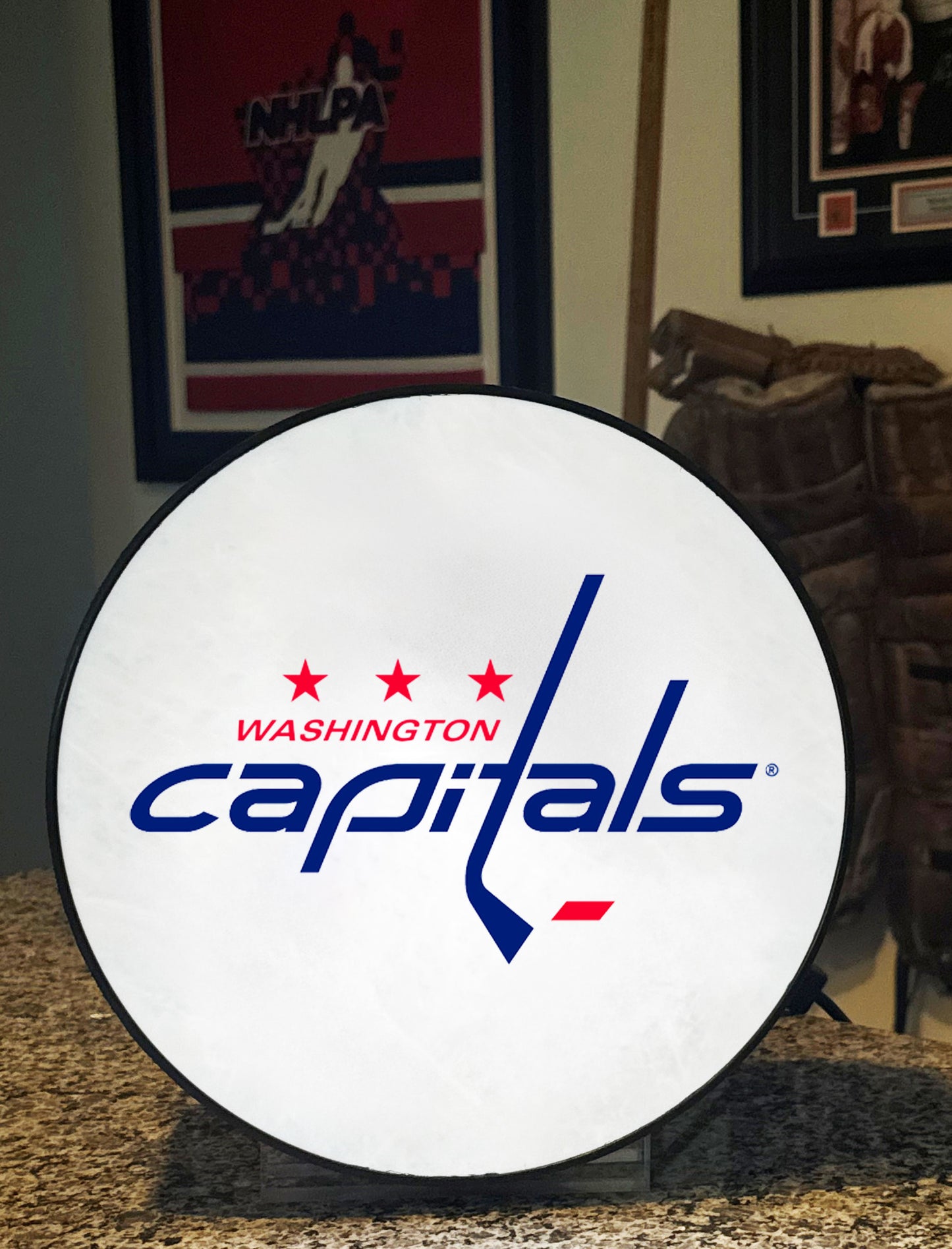 Washington Capitals® Hockey Puck Lamp
