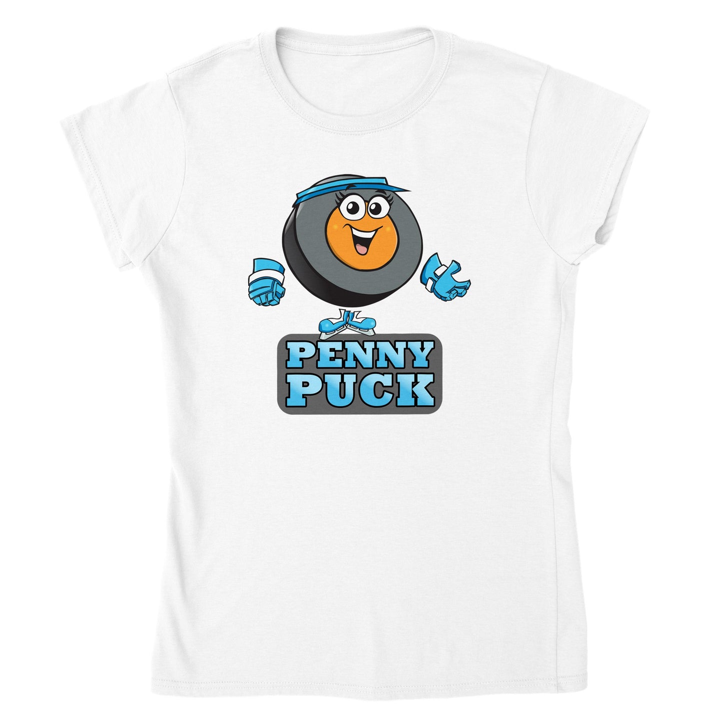 Hey Penny Puck Classic Womens Crewneck T-shirt