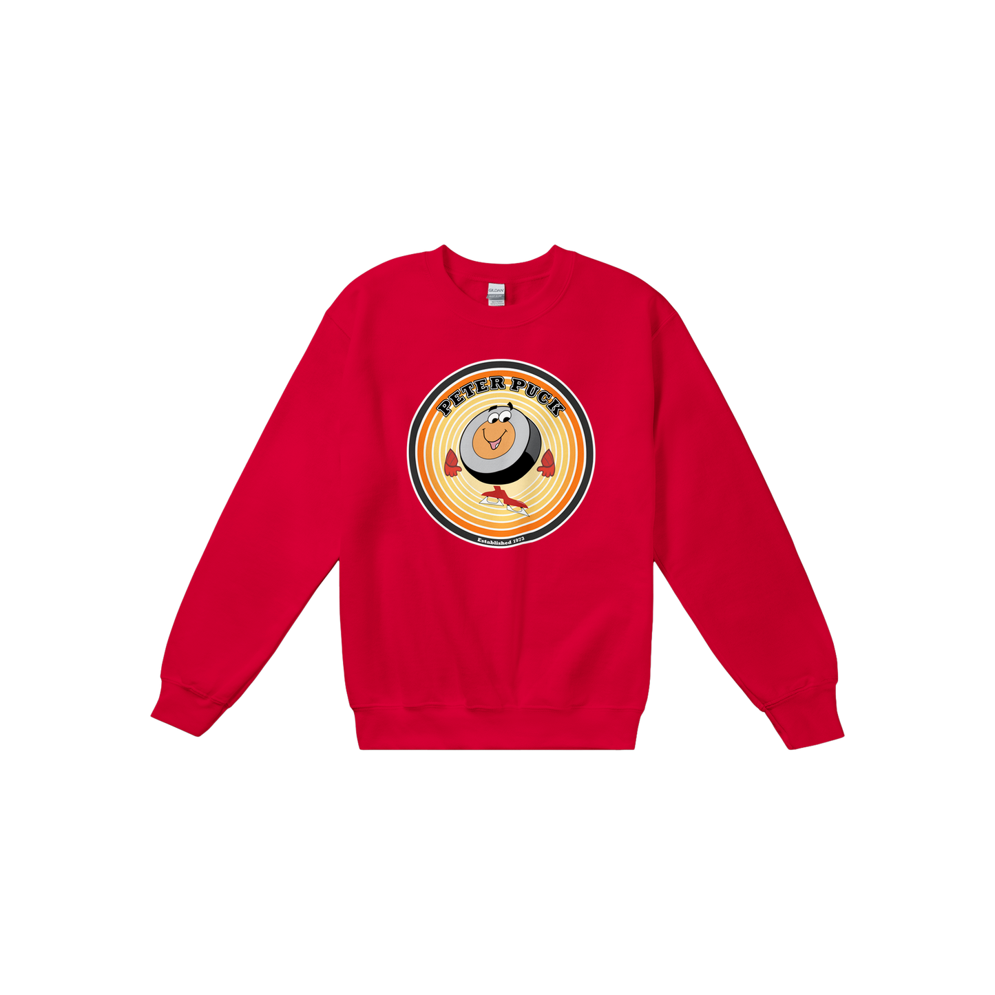 Peter Puck EST. 1973 Mens Classic Crewneck Sweatshirt