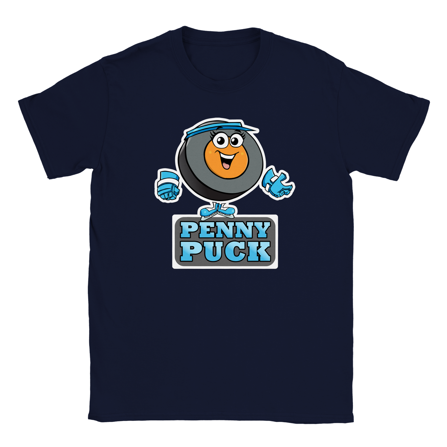 Hey Penny Puck Classic Kids Crewneck T-shirt