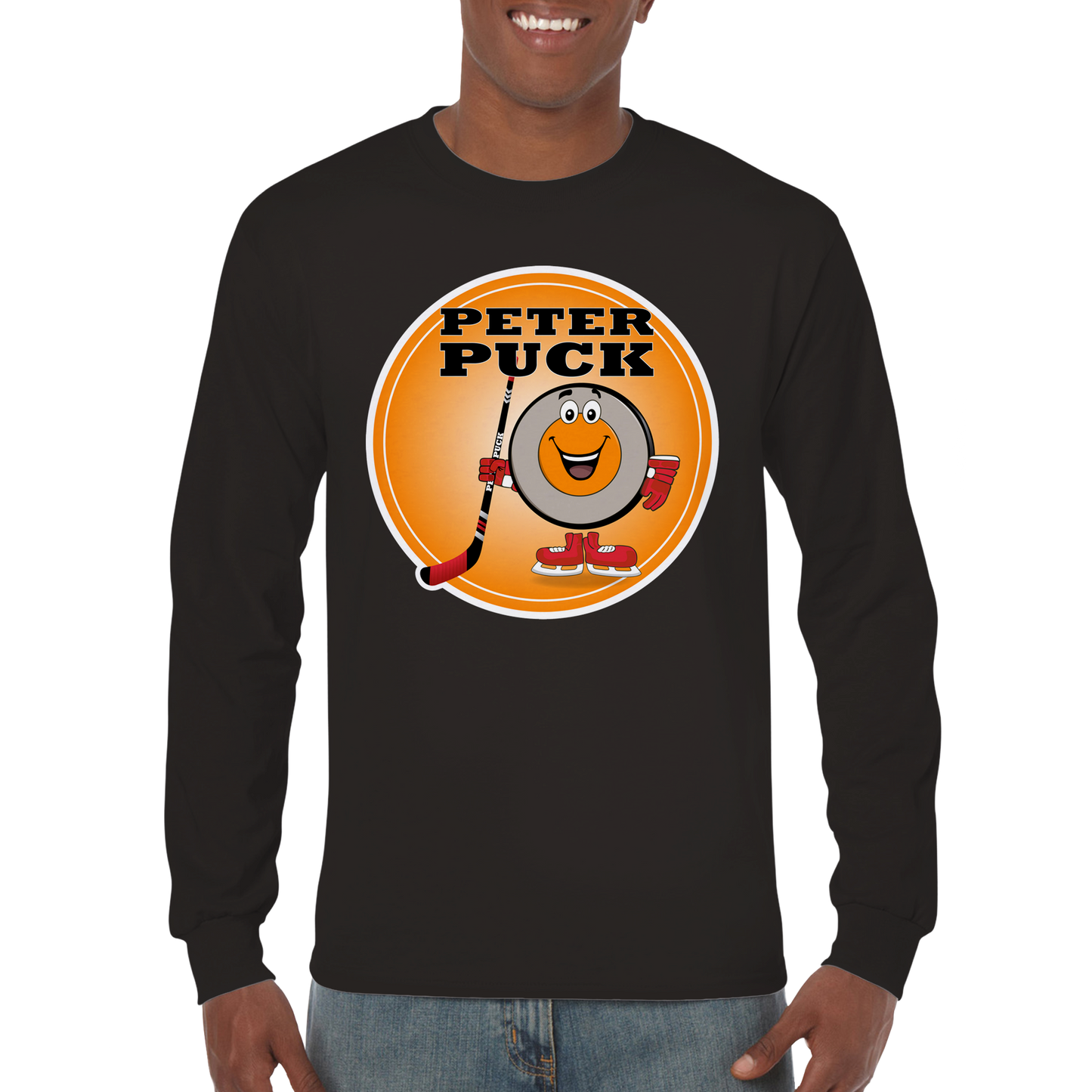 Peter Puck Sunshine Premium Mens Longsleeve T-shirt