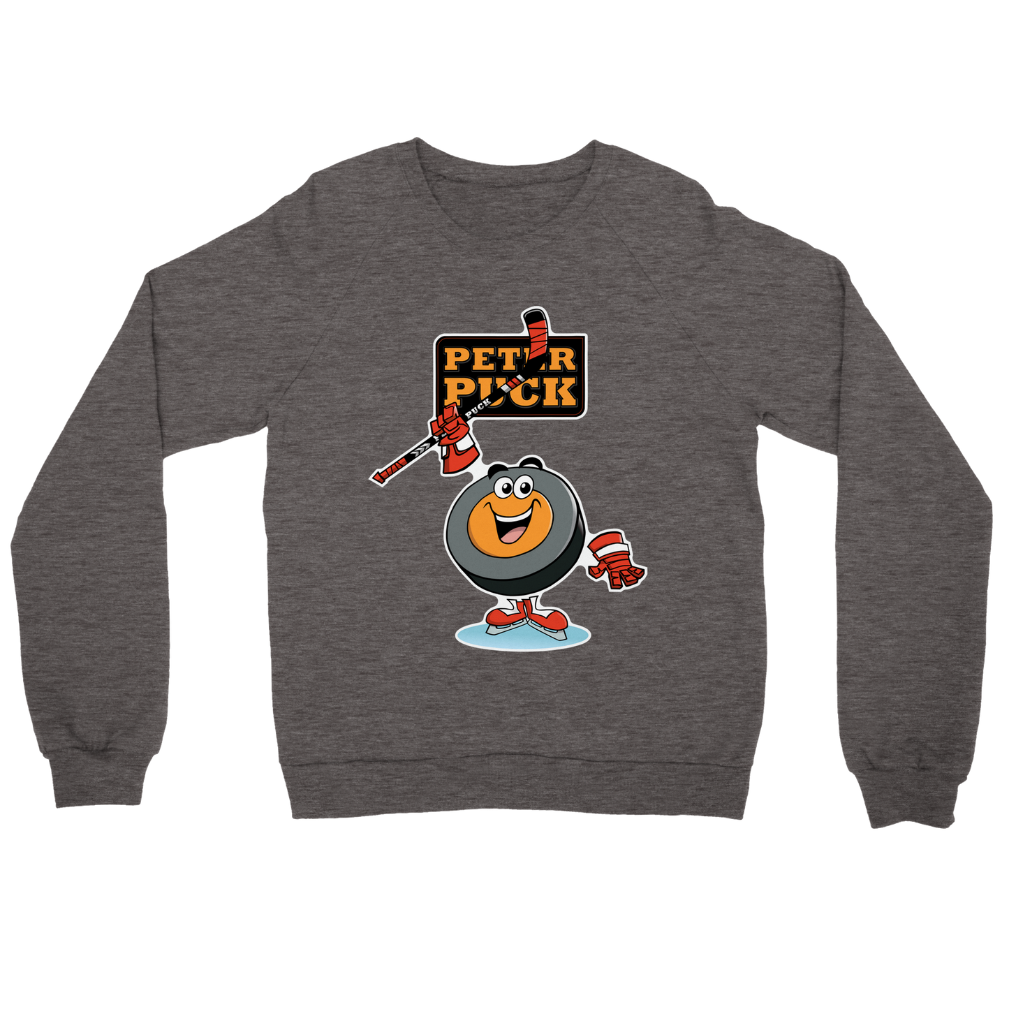 Hey Peter Puck Mens Premium Crewneck Sweatshirt