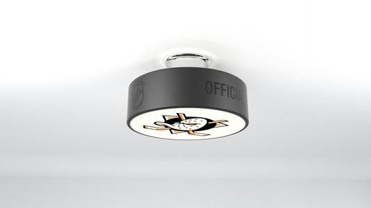 Anaheim Ducks® Hockey Flush Mount Puck Light Fixture