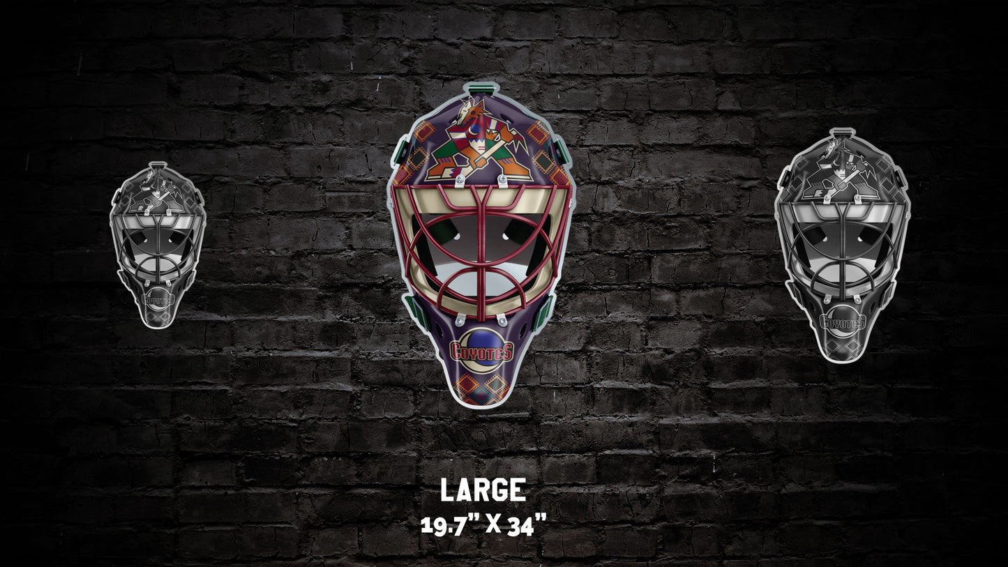 Arizona Coyotes® Goalie Mask Wall Art