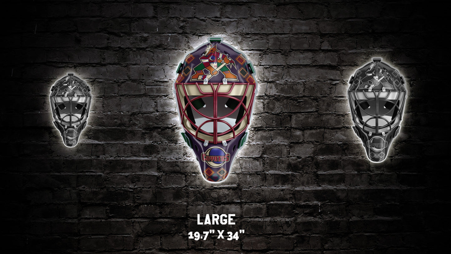 Arizona Coyotes® Goalie Mask Wall Art