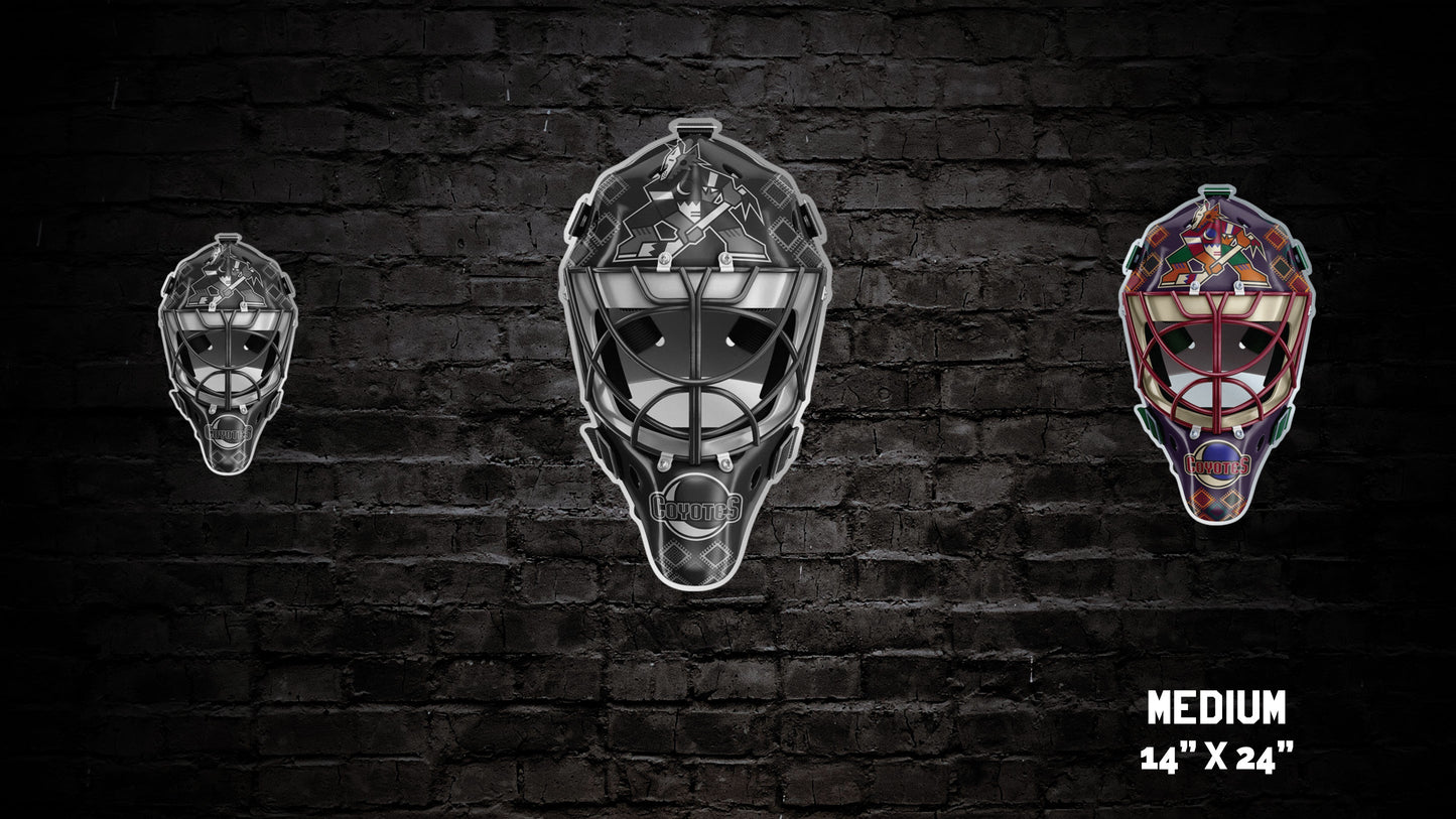 Arizona Coyotes® Goalie Mask Wall Art