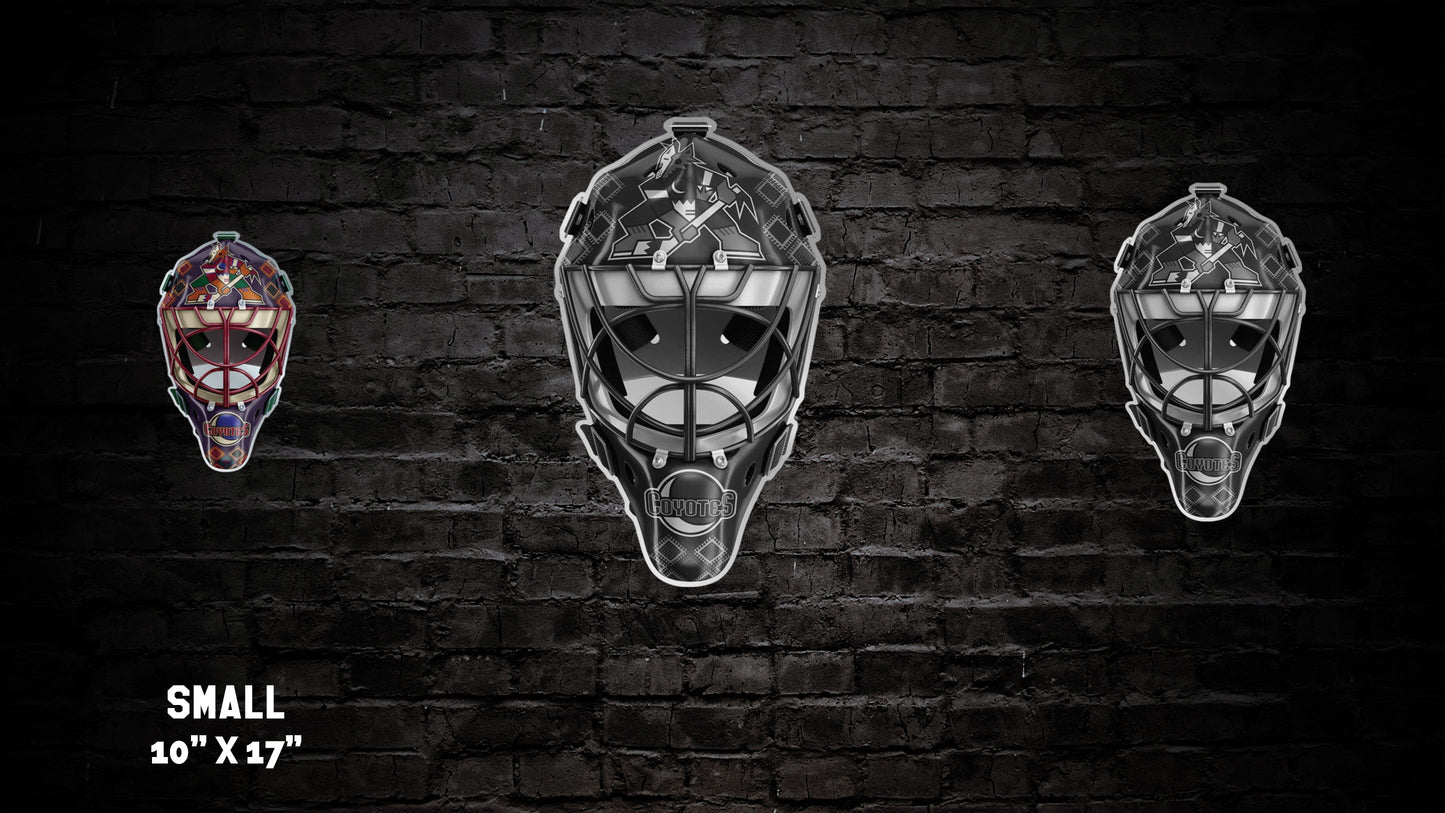 Arizona Coyotes® Goalie Mask Wall Art