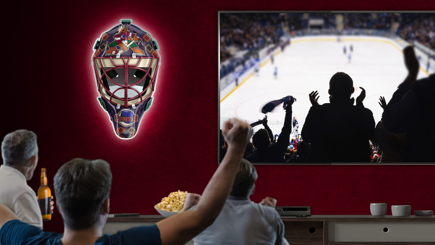 Arizona Coyotes® Goalie Mask Wall Art