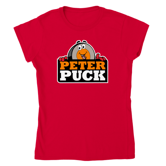 Peter Puck Peek Classic Womens Crewneck T-shirt