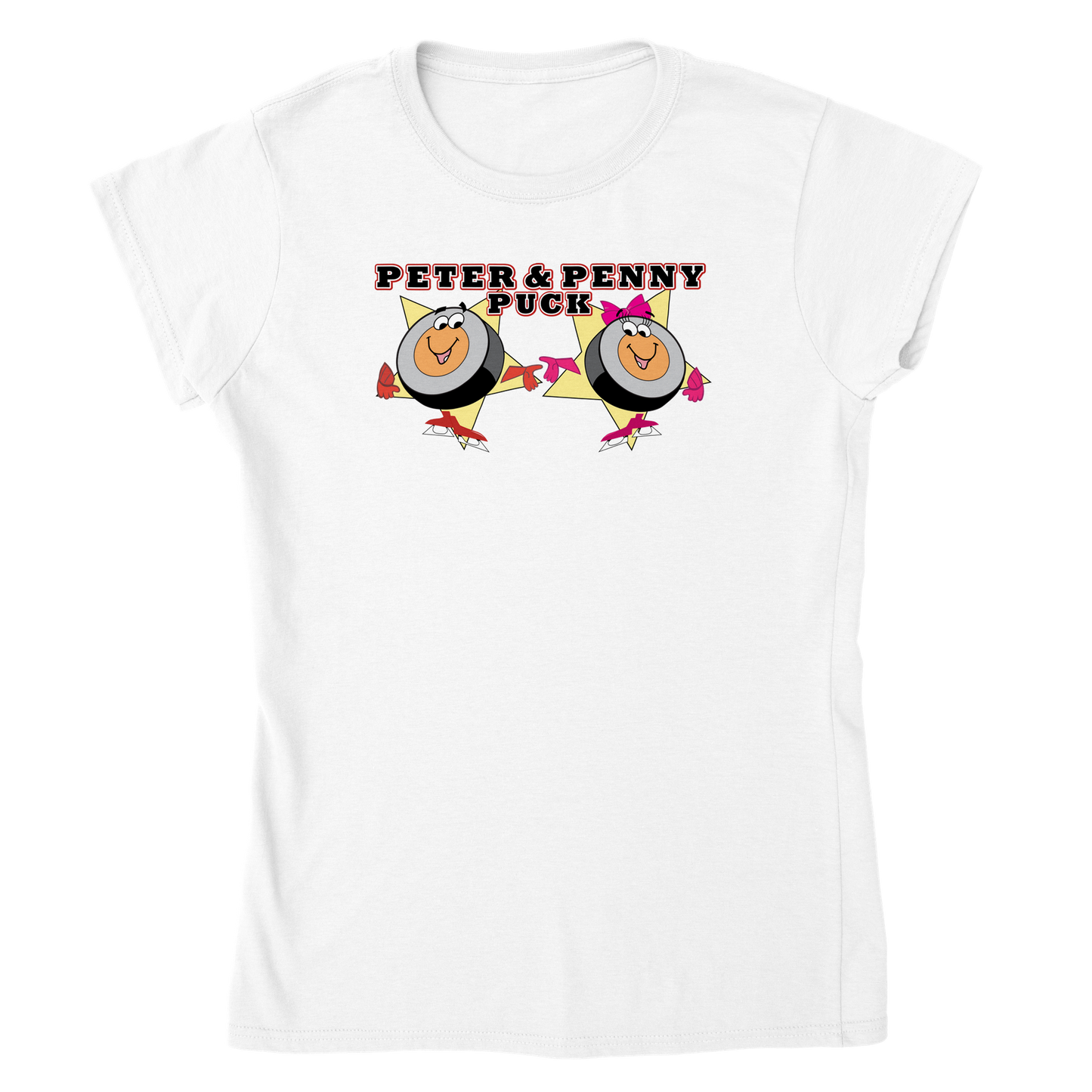 Peter & Penny Vintage Classic Womens Crewneck T-shirt