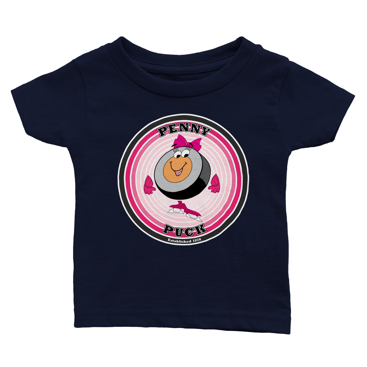 Penny Puck EST. 1978 Classic Baby Crewneck T-shirt