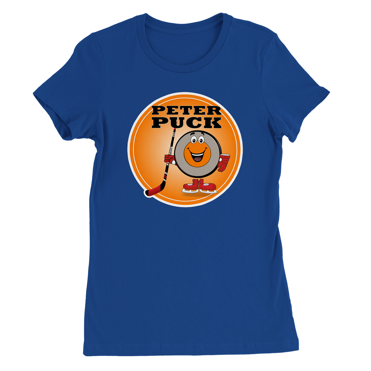 Peter Puck Sunshine Premium Womens Crewneck T-shirt
