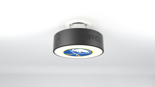 Buffalo Sabres® Hockey Flush Mount Puck Light Fixture