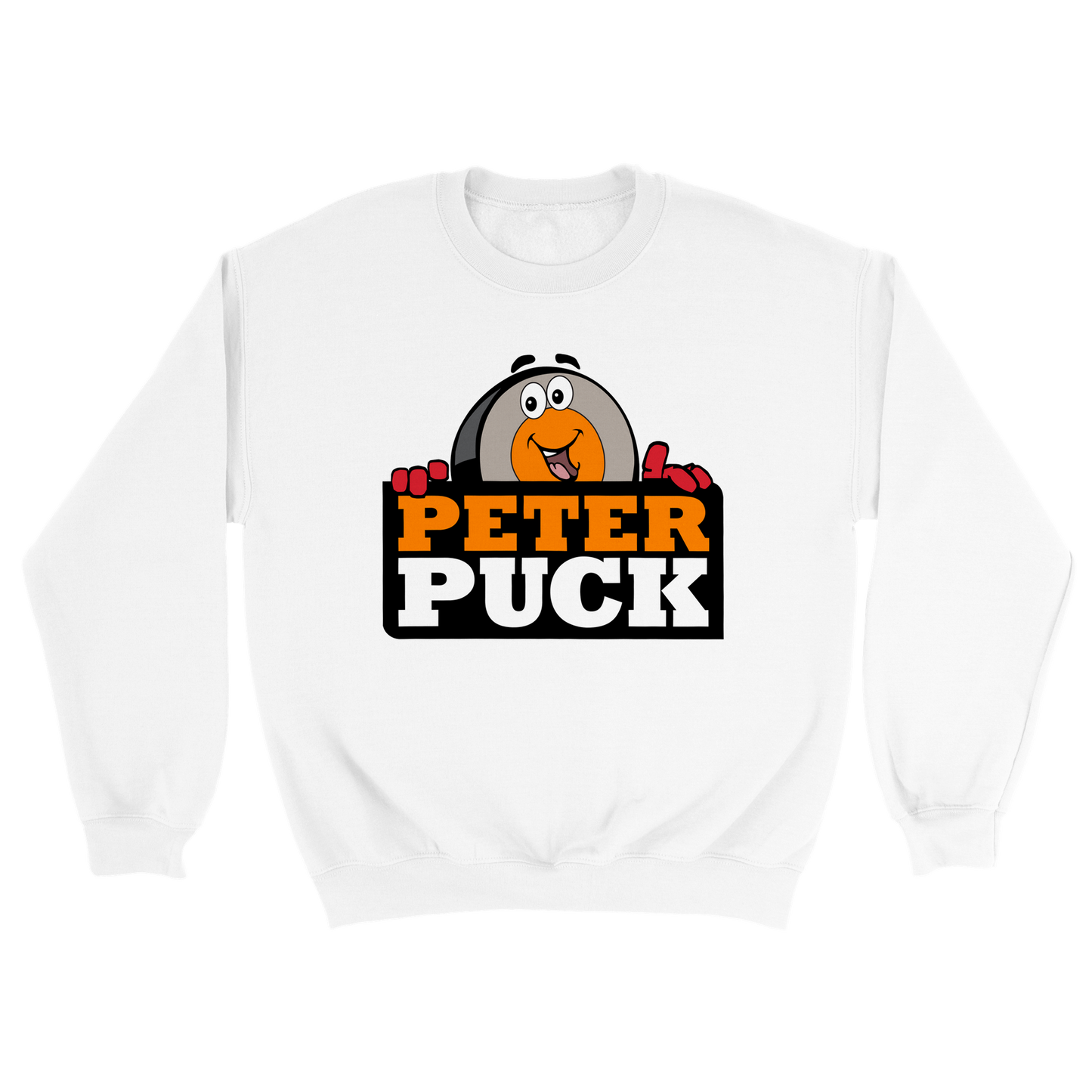 Peter Puck Peek Mens Classic Crewneck Sweatshirt