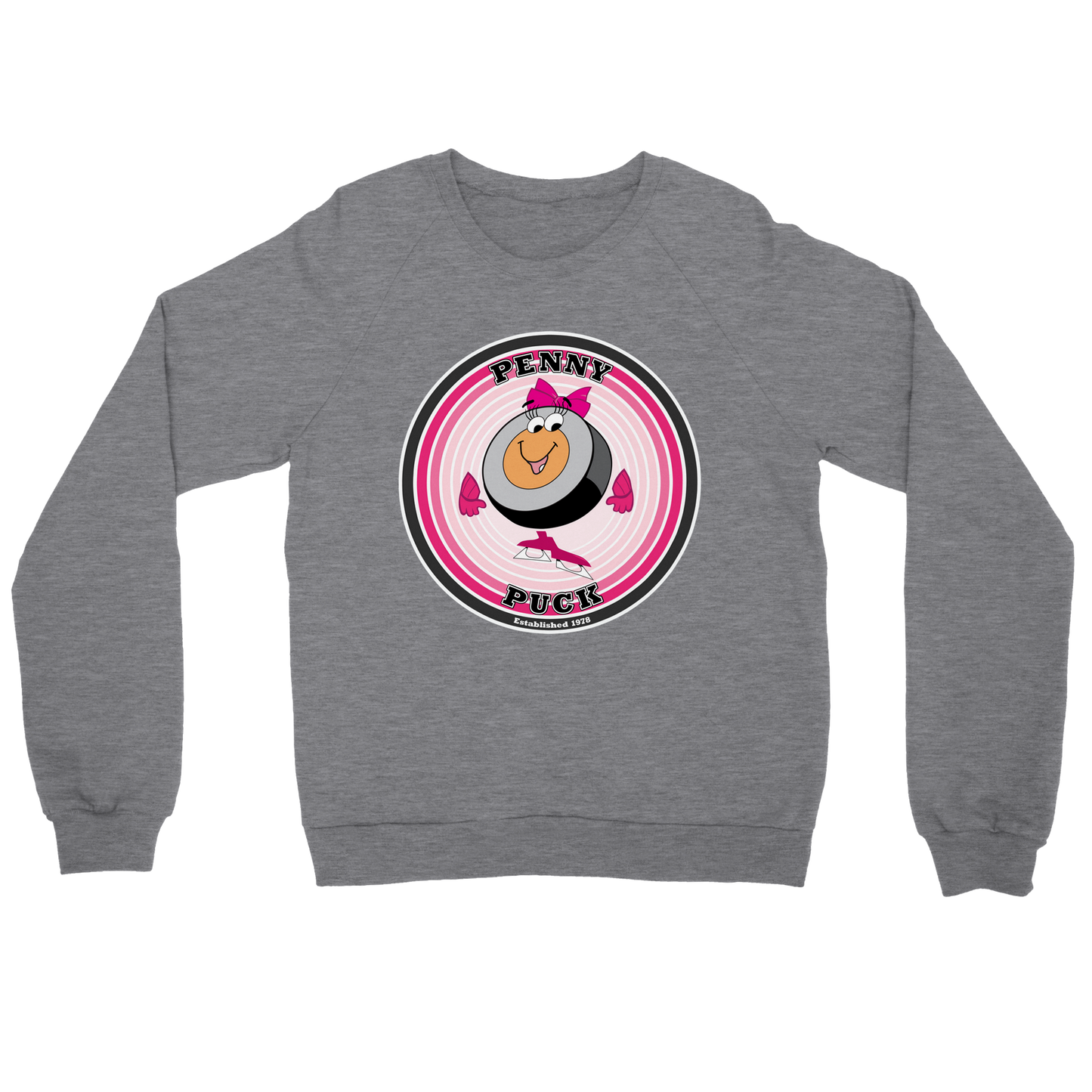 Penny Puck EST. 1978 Mens Premium Crewneck Sweatshirt