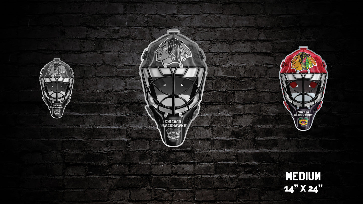 Chicago Blackhawks® Goalie Mask Wall Art